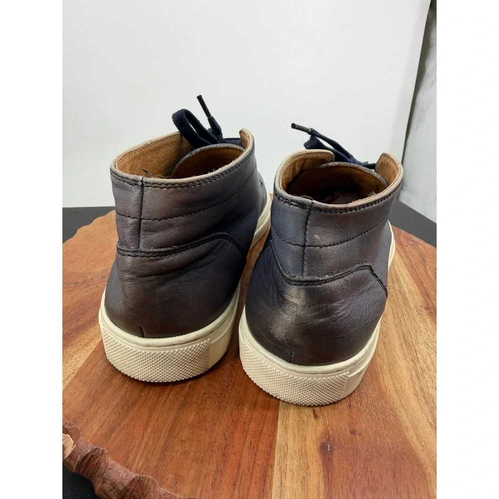 Blake‎ McKay Owens Chukka Boot Mens Size 8 Navy Blue Leather Mid Top Sneaker